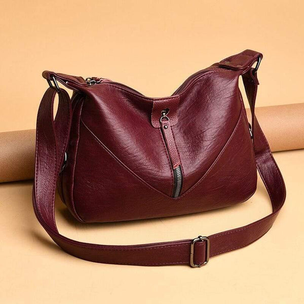 Winter Style  Bolsas Soft Leather Luxury Handbags Women Bags Designer Multi-pocket Crossbody