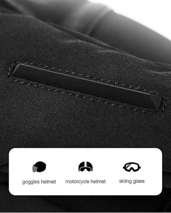 Planet Gates Winter Thermal Ski Gloves Snowmobile Down Gloves Waterproof Leather Snow Gloves Skating Snowboard Skiing Mitten Men Women