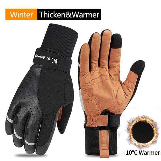 Planet Gates Winter Thicken / XL / China Summer Cycling Gloves MTB Mountain Road Bike Half Finger Gloves Men Women Bicycle Gym Fitness Non-slip Sports Gloves