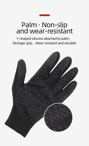 Planet Gates Winter Warm Cycling Gloves Fitness High-quality Men Women  Windproof Bike Motorcycle Fishing Gloves Full Finger Touchscreen Ski