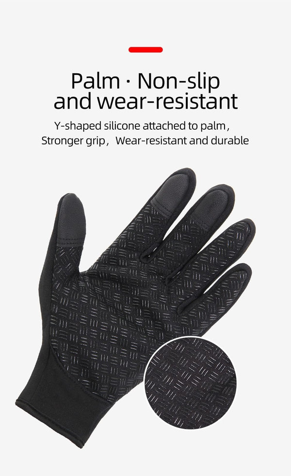 Planet Gates Winter Warm Cycling Gloves Fitness High-quality Men Women  Windproof Bike Motorcycle Fishing Gloves Full Finger Touchscreen Ski