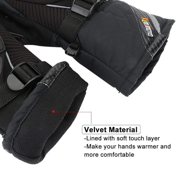 Planet Gates Winter Warm Motorcycle Gloves Touch Screen Waterproof Windproof Protective Winter Gloves Men Guantes Moto Luvas