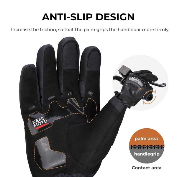 Planet Gates Winter Warm Motorcycle Gloves Touch Screen Waterproof Windproof Protective Winter Gloves Men Guantes Moto Luvas