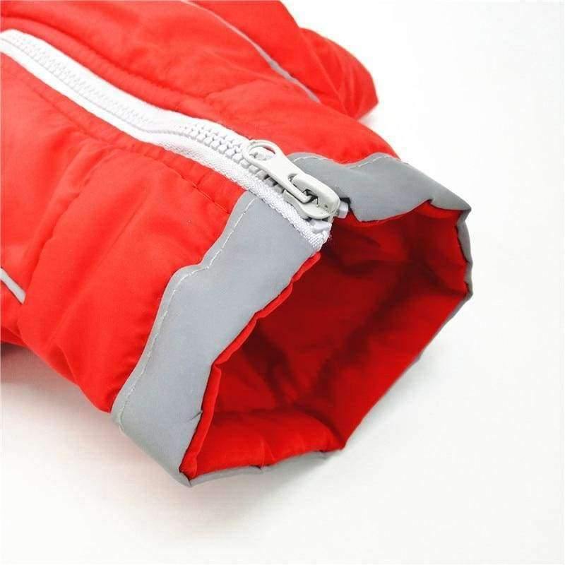 Planet Gates Winter Warm Pet Dog Clothes Waterproof Dog Coat for Small Dog Reflective Dog Jumsuit Soft Fleece Full-Covered Belly