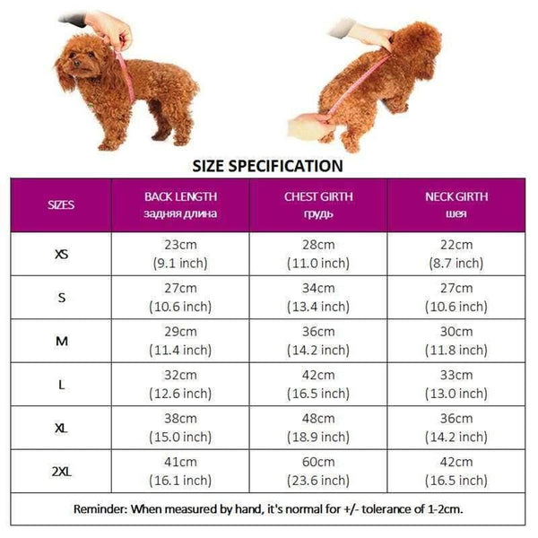 Planet Gates Winter Warm Pet Dog Clothes Waterproof Dog Coat for Small Dog Reflective Dog Jumsuit Soft Fleece Full-Covered Belly