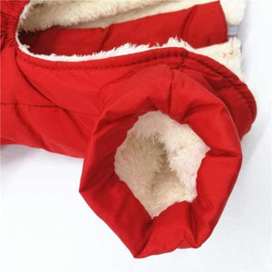 Planet Gates Winter Warm Pet Dog Clothes Waterproof Dog Coat for Small Dog Reflective Dog Jumsuit Soft Fleece Full-Covered Belly