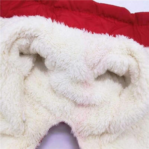 Planet Gates Winter Warm Pet Dog Clothes Waterproof Dog Coat for Small Dog Reflective Dog Jumsuit Soft Fleece Full-Covered Belly