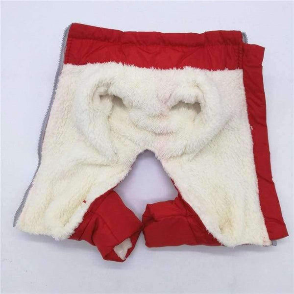 Planet Gates Winter Warm Pet Dog Clothes Waterproof Dog Coat for Small Dog Reflective Dog Jumsuit Soft Fleece Full-Covered Belly