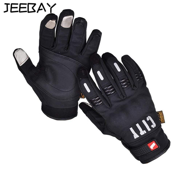 Planet Gates Winter wind and cold touch screen motorcycle gloves outdoor moto motocross full finger glove bicycle Protective equipment