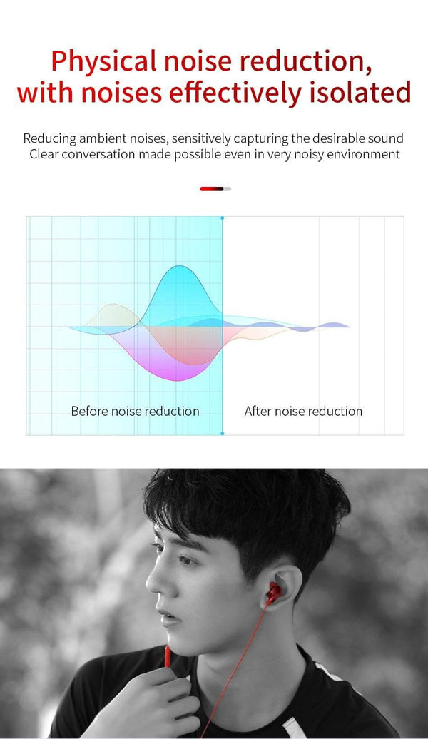 Planet Gates Wired H10 Black Baseus S10 Double dynamic bluetooth earphone / H10 3.5MM Wired Earphone stereo bass sound earphones with mic for mobile phone