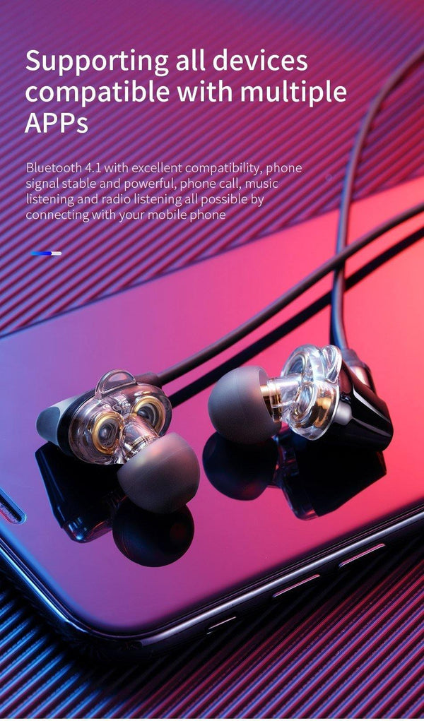Planet Gates Wired H10 Black Baseus S10 Double dynamic bluetooth earphone / H10 3.5MM Wired Earphone stereo bass sound earphones with mic for mobile phone