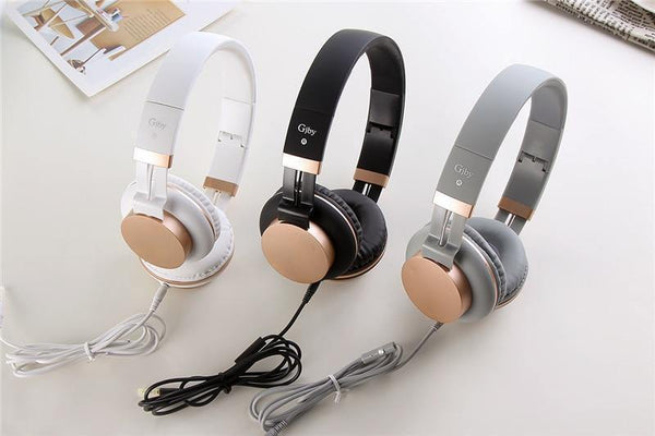 Planet Gates Wired headphones with Mic Portable Foldable On-Ear Headset with Microphone for Phones xiaomi PC MP3 Girls