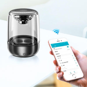 Planet Gates Wireless Bluetooth Speakers LED Lights  Stereo Column Portable Speaker  TF Card FM  For Phones Speaker HIFI