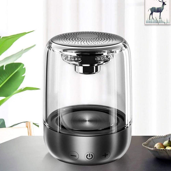 Planet Gates Wireless Bluetooth Speakers LED Lights  Stereo Column Portable Speaker  TF Card FM  For Phones Speaker HIFI