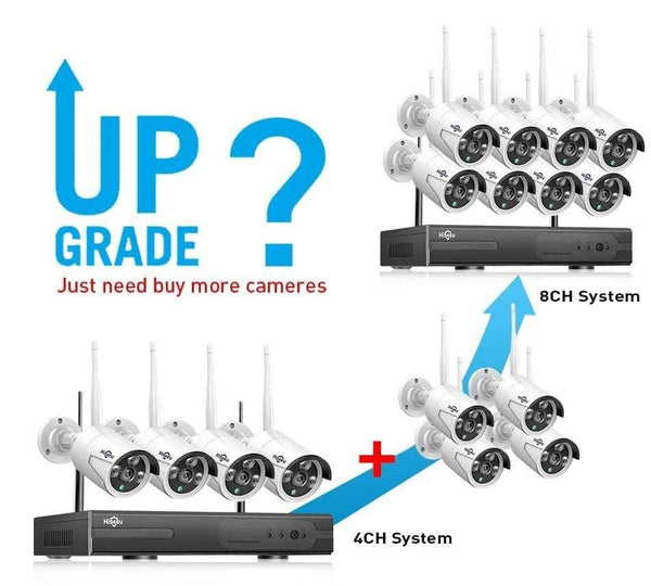 Planet Gates Wireless CCTV System 1080P 1TB 4pcs 2MP NVR IP IR-CUT outdoor CCTV Camera IP Security System Video Surveillance Kit