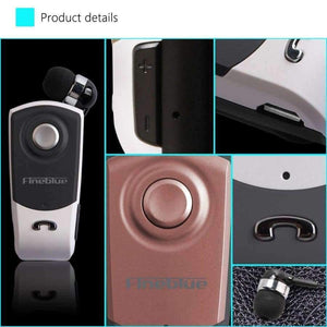 Planet Gates Wireless Driver Bluetooth V4.0 Headphone Call Vibration Remind Wear Clip Driver Headphone with Microphone