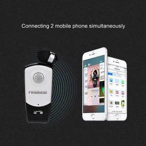 Planet Gates Wireless Driver Bluetooth V4.0 Headphone Call Vibration Remind Wear Clip Driver Headphone with Microphone