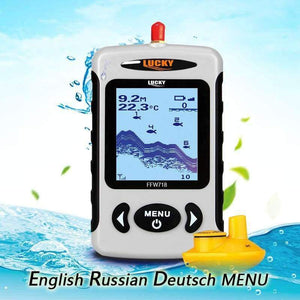 Planet Gates Wireless Fish finder LUCKY Fish Finder FFW718 Fish Finder Fishing Alarm Sonar Wireless Fishfinder depth Finder Alarm 100M Fishing lur