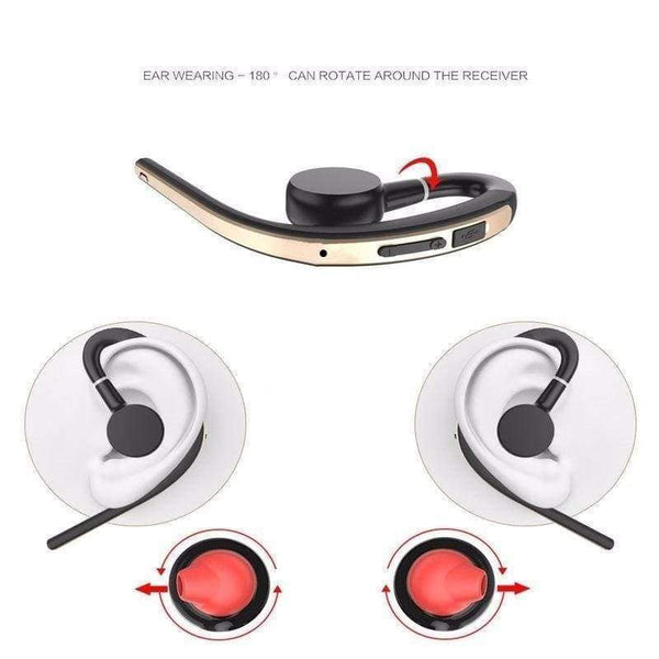 Planet Gates Wireless Handsfree Business Bluetooth Headphone With Mic Voice Control  Bluetooth Headset For Drive Noise Cancelling
