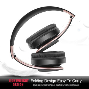 Planet Gates Wireless Headphones Bluetooth Stereo Foldable Headset Audio Mp3 Adjustable Earphones with Mic for Music