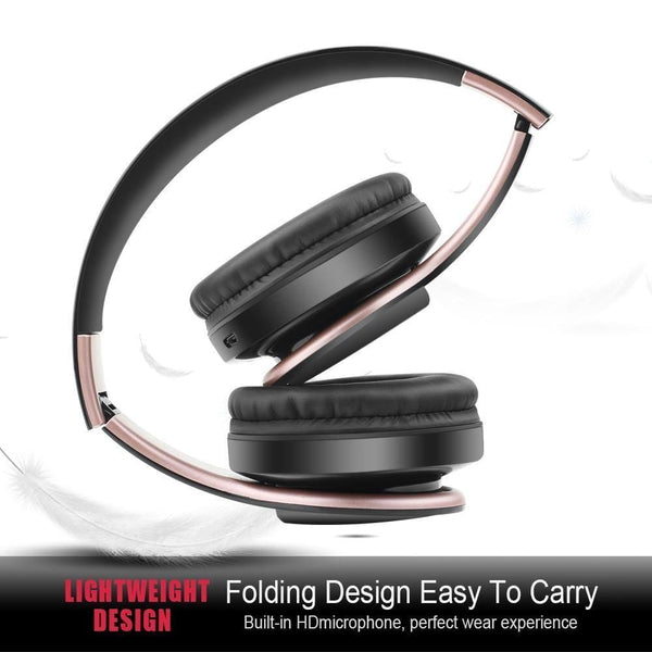 Planet Gates Wireless Headphones Bluetooth Stereo Foldable Headset Audio Mp3 Adjustable Earphones with Mic for Music