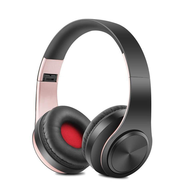 Planet Gates Wireless Headphones Bluetooth Stereo Foldable Headset Audio Mp3 Adjustable Earphones with Mic for Music