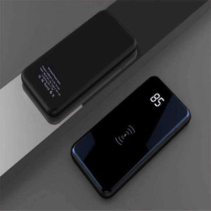 Wireless power bank 20000mAh LCD powerbank External Battery Portable Charger portable battery for iphone 7 honor xiaomi