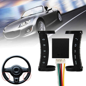 Planet Gates Wireless Steering Wheel Controller Button Remote Control for Stereo DVD GPS Navigation Auto Car Electronic Parts
