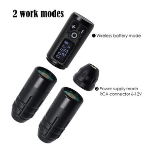 Planet Gates Wireless Tattoo Machine Battery Rotary Pen Powerful Motor Semi Permanent Makeup Machine Eyebrow Lip Microblading Art