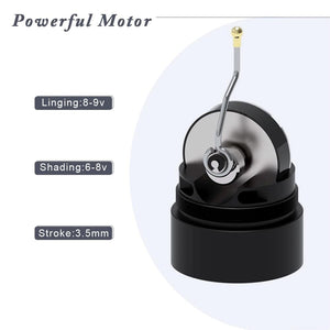 Planet Gates Wireless Tattoo Machine Pen Replaceable Battery Coreless Motor Rotary Tattoo Pen Cartridge for Tattoo Artists Low Vibration