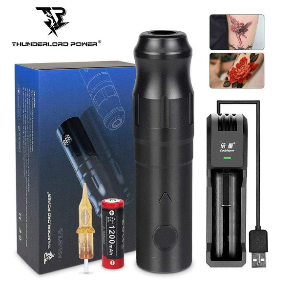 Planet Gates Wireless Tattoo Machine Pen Rotary Tattoo Eyebrow Machine for Body Art Wireless Tattoo Pen Professional Coreless Motor