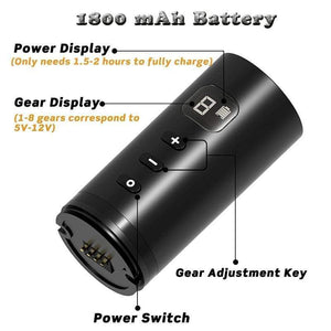Planet Gates Wireless Tattoo Pen Machine Battery with Portable Power Brushless Motor Digital LED Display Fast Charging Tattoo Equipment