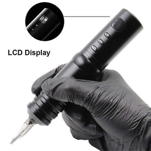 Planet Gates Wireless Tattoo Pen Machine Battery with Portable Power Brushless Motor Digital LED Display Fast Charging Tattoo Equipment