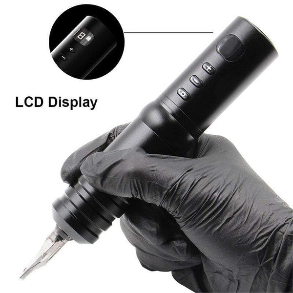 Planet Gates Wireless Tattoo Pen Machine Battery with Portable Power Brushless Motor Digital LED Display Fast Charging Tattoo Equipment
