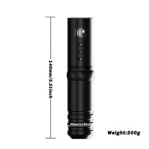 Planet Gates Wireless Tattoo Pen Machine Battery with Portable Power Brushless Motor Digital LED Display Fast Charging Tattoo Equipment