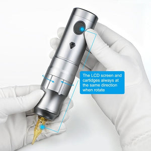 Planet Gates Wireless Tattoo Pen Machine Japanese Coreless Motor 2 Battery Pack Tattoo Supplies