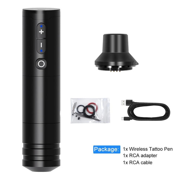 Planet Gates Wireless Tattoo Pen Machine Powerful Coreless DC Motor Fast Charging 2400 mAh Lithium Battery for Artist Body