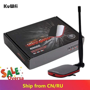 Planet Gates Wireless Wifi Adapter Network Card Free Internet Long Range USB Adapter 150Mbps Wifi Decoder With 5dBi Antenna