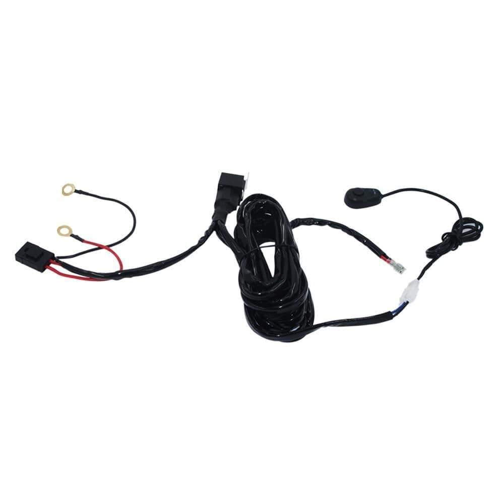 Planet Gates Wiring Harness Switch Relay Kit for Connect 2 LED 300W Work Driving Light Bar 4WD