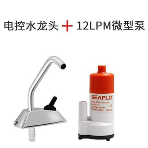 Planet Gates with 12LPM PUMP 12V Electrically Controlled Faucet of RV Water System Automatic Drainage of Tea Bar Faucet Water Tank Pump