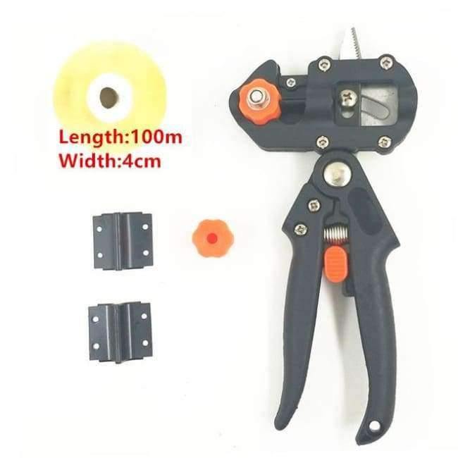 Planet Gates with 1pc 2cm tape G1 Tree Grafting Tools Pruning Shears Scissor Garden Farming Vaccination Secateurs Pruning Cutting Shears Grafting Tape(Optional)