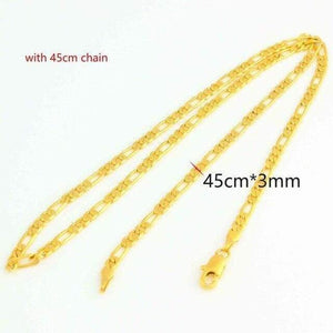 Planet Gates with 45cmX3mm chain / Red / Resizable 24K Gold Color Crystal Necklace/Earring/Pendant/Bangle/Ring Middle Easter/India Habesha Wedding sets