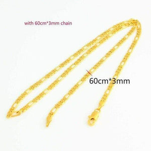 Planet Gates with 60cmX3mm chain / Red / Resizable 24K Gold Color Crystal Necklace/Earring/Pendant/Bangle/Ring Middle Easter/India Habesha Wedding sets