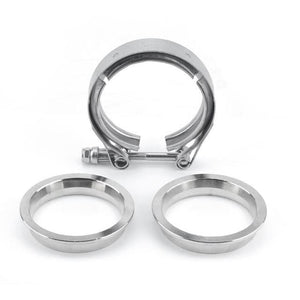 Planet Gates With accessories 2.5 Inch V Band Clamp Flange Kit V-Band V 2.5Inch Exhaust Pipe Hose Clamp Flange Clamp