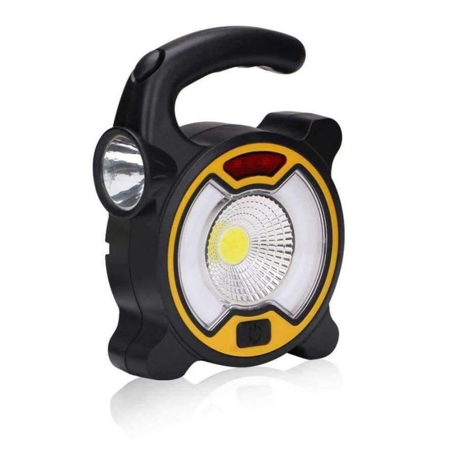 Planet Gates COB LED Portable Floodlight Lantern Outdoor Waterproof 4-Mode Emergency Spotlight Lamp for Camping Hiking Tent Light 18650