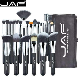 Planet Gates With Black Case 24pcs Professional Makeup Brushes Set High Quality Make Up Brushes Full Function Studio Synthetic Make-up Tool Kit J2404YC-B