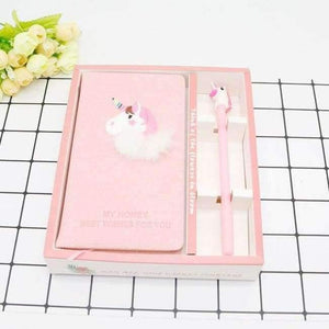 Planet Gates with box Creative New Cartoon Unicorn Notebook with box gift Set Girl Heart Stationery Gifts Notebooks & Writing Pads
