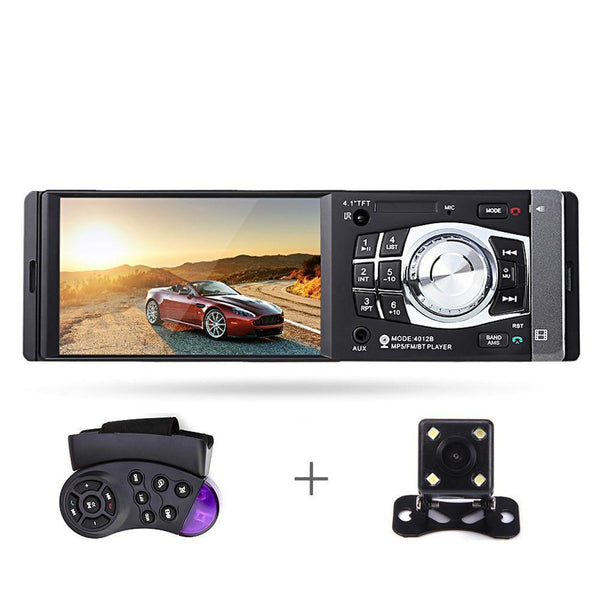 Planet Gates With camera 1Din Car Radio 4.1Inch Bluetooth 1 Din Auto Audio Stereo Player FM Autoradio Support File Navigation Rear Camera Function