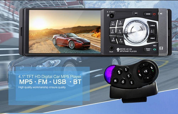 Planet Gates With camera 1Din Car Radio 4.1Inch Bluetooth 1 Din Auto Audio Stereo Player FM Autoradio Support File Navigation Rear Camera Function