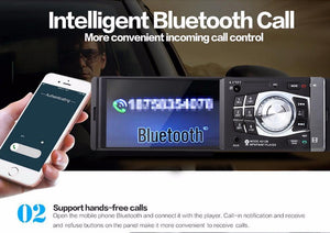 Planet Gates With camera 1Din Car Radio 4.1Inch Bluetooth 1 Din Auto Audio Stereo Player FM Autoradio Support File Navigation Rear Camera Function